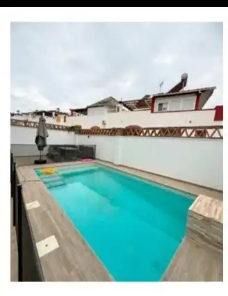 Swimming pool of Houses for sale in Marbella  with Furnished