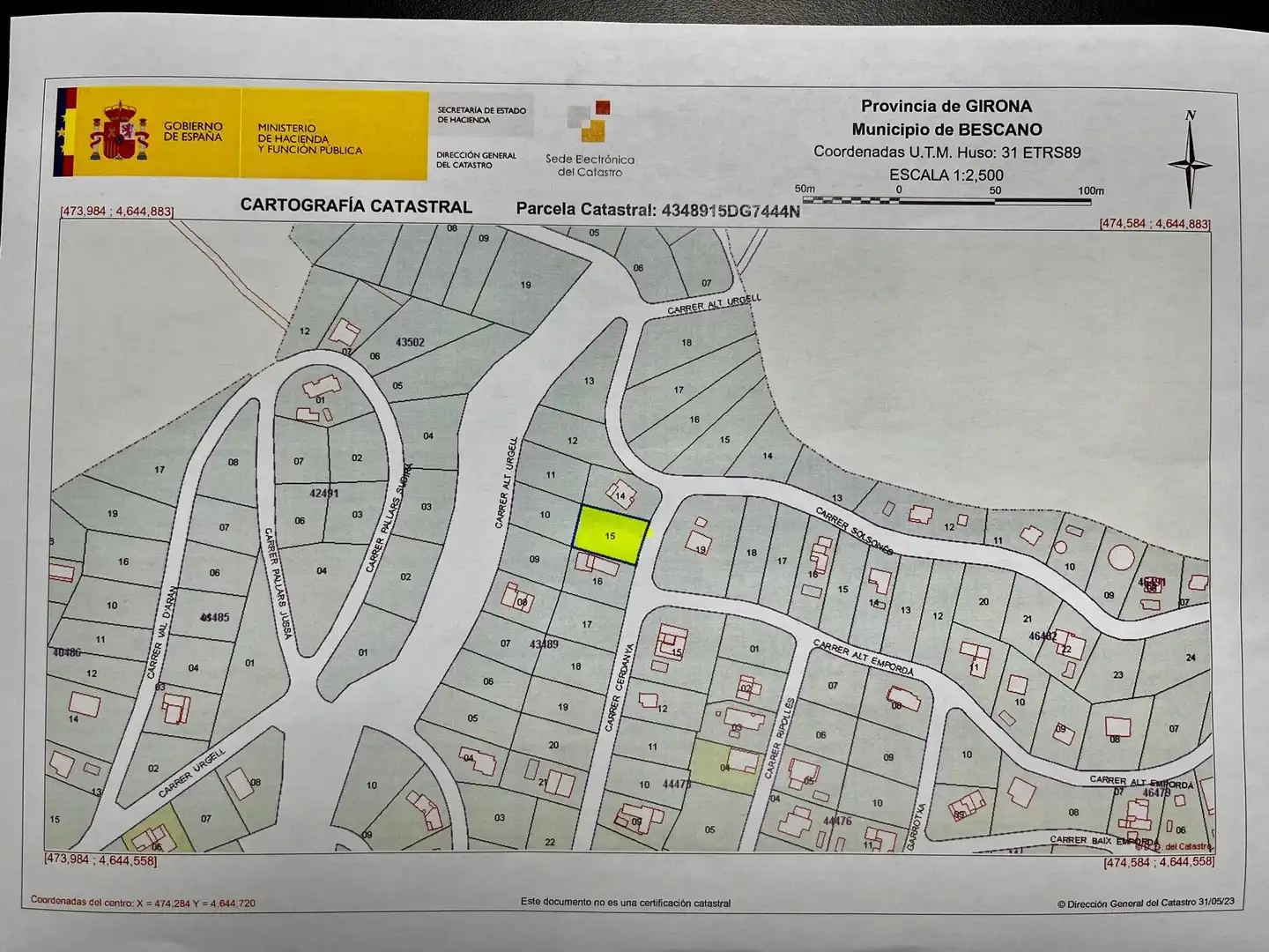 Terrain résidentiel à vendre à Urbanizacion Mas Llunes 1630, imagen 6