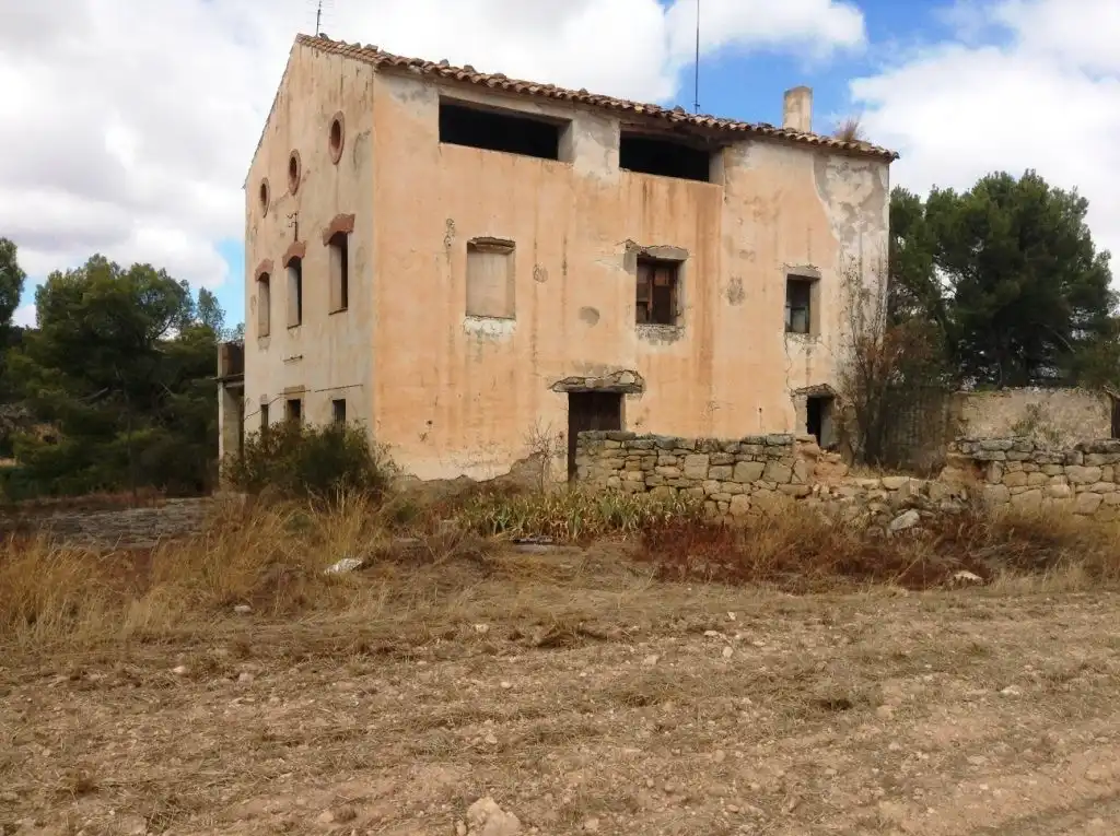 Vista exterior de Finca rústica en venta en Calaceite con Jardín privado, Trastero y Piscina