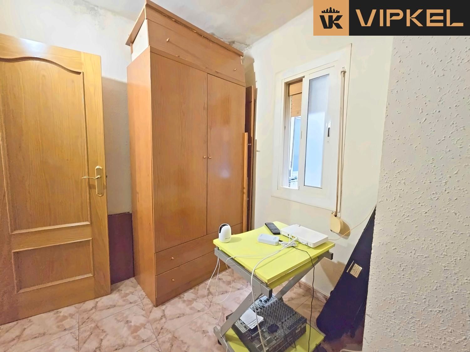 Bedroom of Flat for sale in Sant Adrià de Besòs  with Heating, Furnished and Balcony