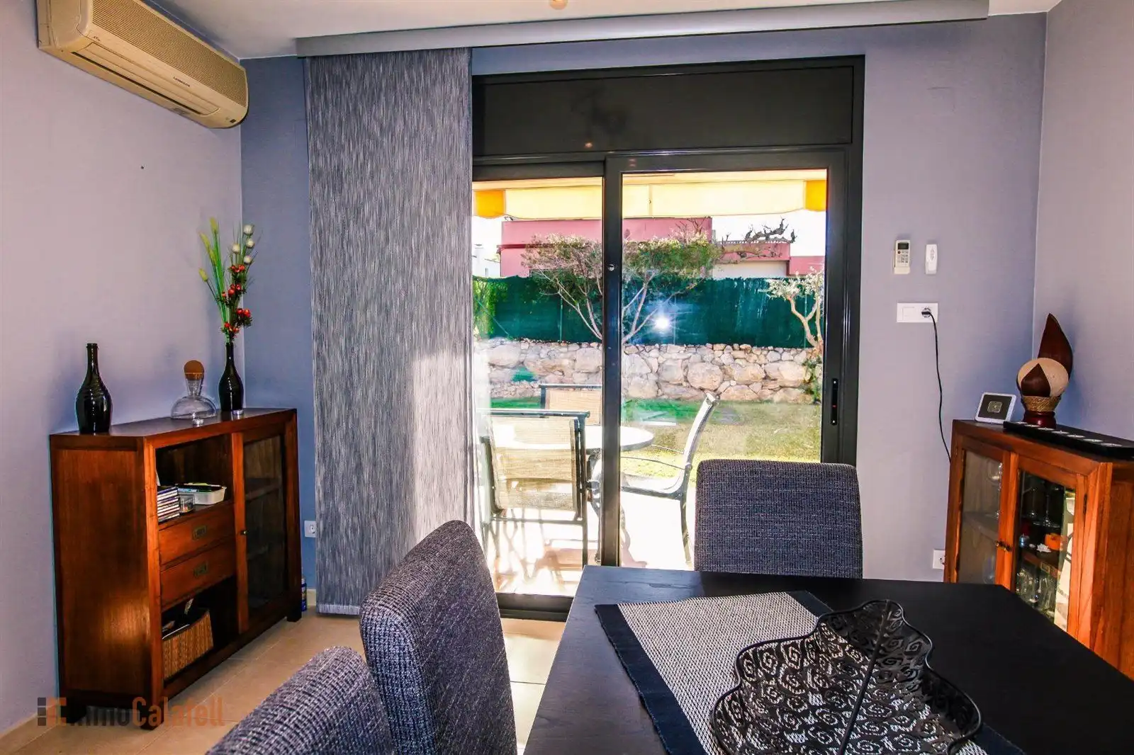 Esszimmer von Haus oder Chalet zur Miete in Calafell mit Klimaanlage, Heizung und Terrasse