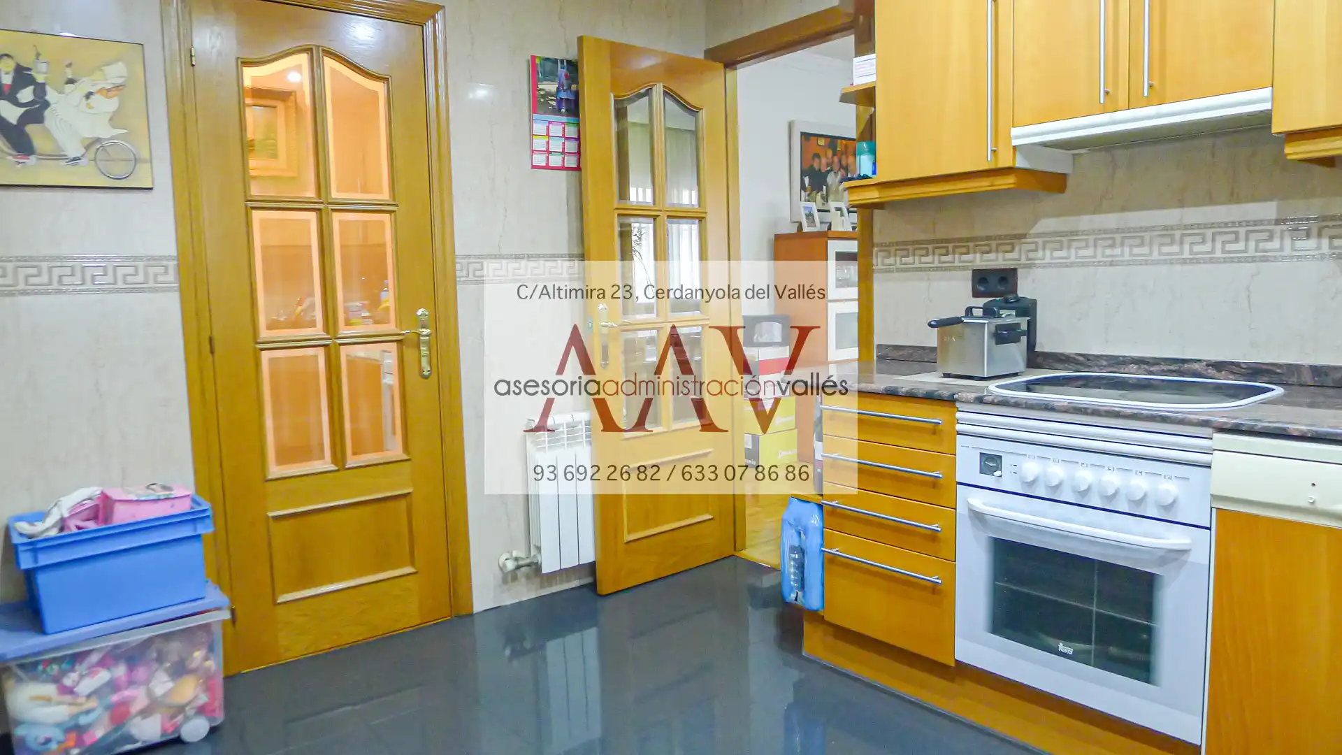 Cocina de Piso en venta en Cerdanyola del Vallès con Aire acondicionado, Calefacción y Amueblado