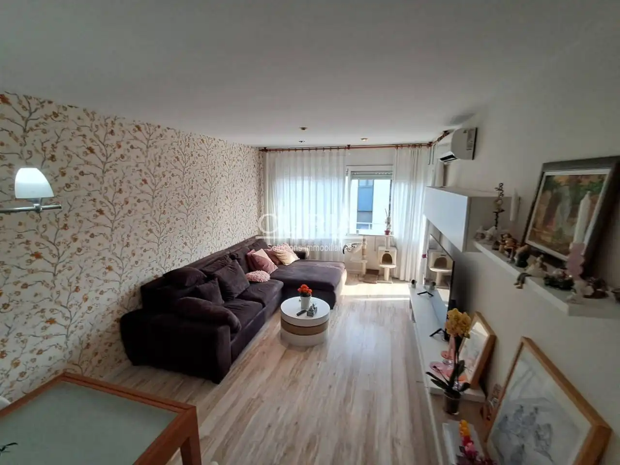 Sala d'estar de Pis en venda en Lleida amb Aire condicionat, Calefacció i Parquet