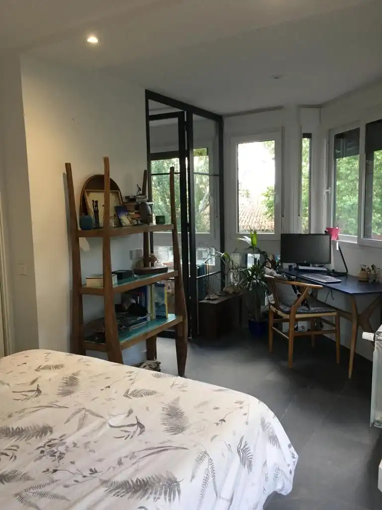 Bedroom of Flat for rent in Madrid  with Air Conditioner, Heating and Terrace