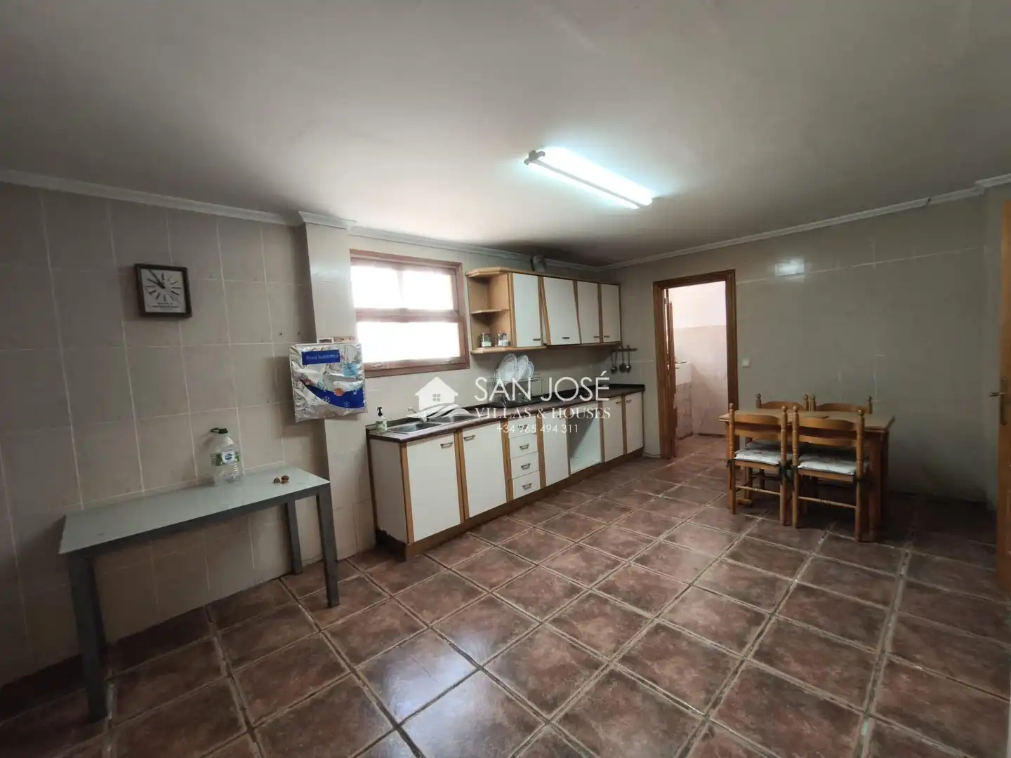Cocina de Casa o chalet en venta en Aspe con Terraza, Trastero y Piscina