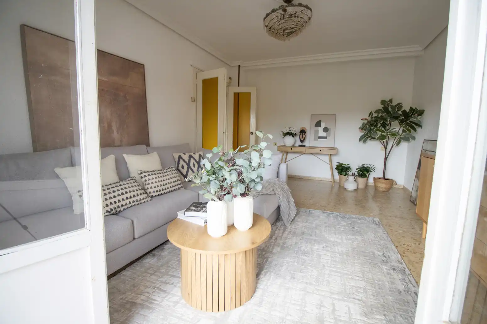 Living room of Flat for sale in Allo  with Terrace and Balcony
