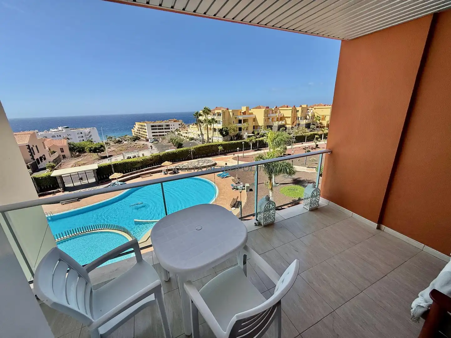 Terrasse von Wohnungen zur Miete in Golf del Sur - Amarilla Golf 