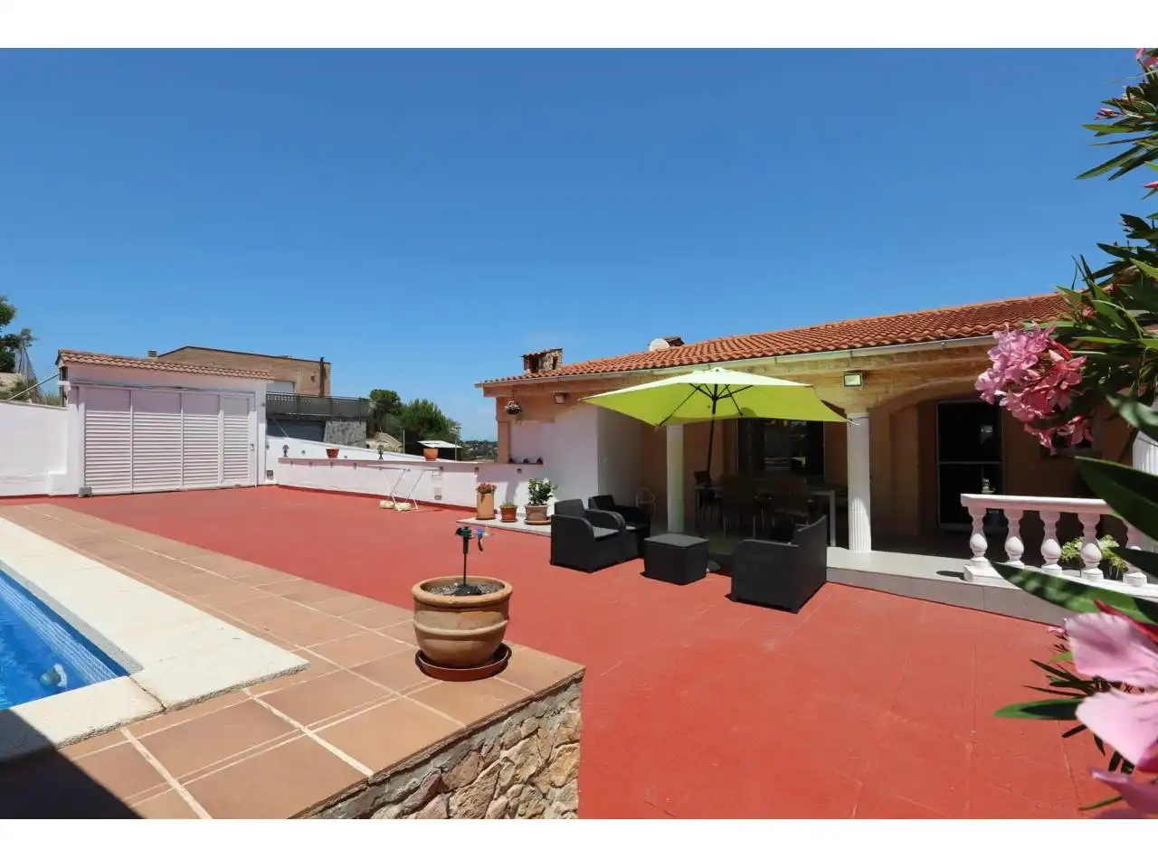 Terrassa de Casa o xalet en venda en Lloret de Mar amb Aire condicionat, Calefacció i Jardí privat