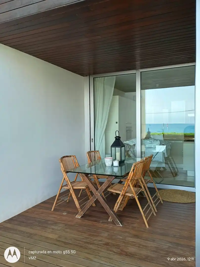Terrasse von Dachboden zur Miete in Jávea / Xàbia mit Klimaanlage, Heizung und Terrasse