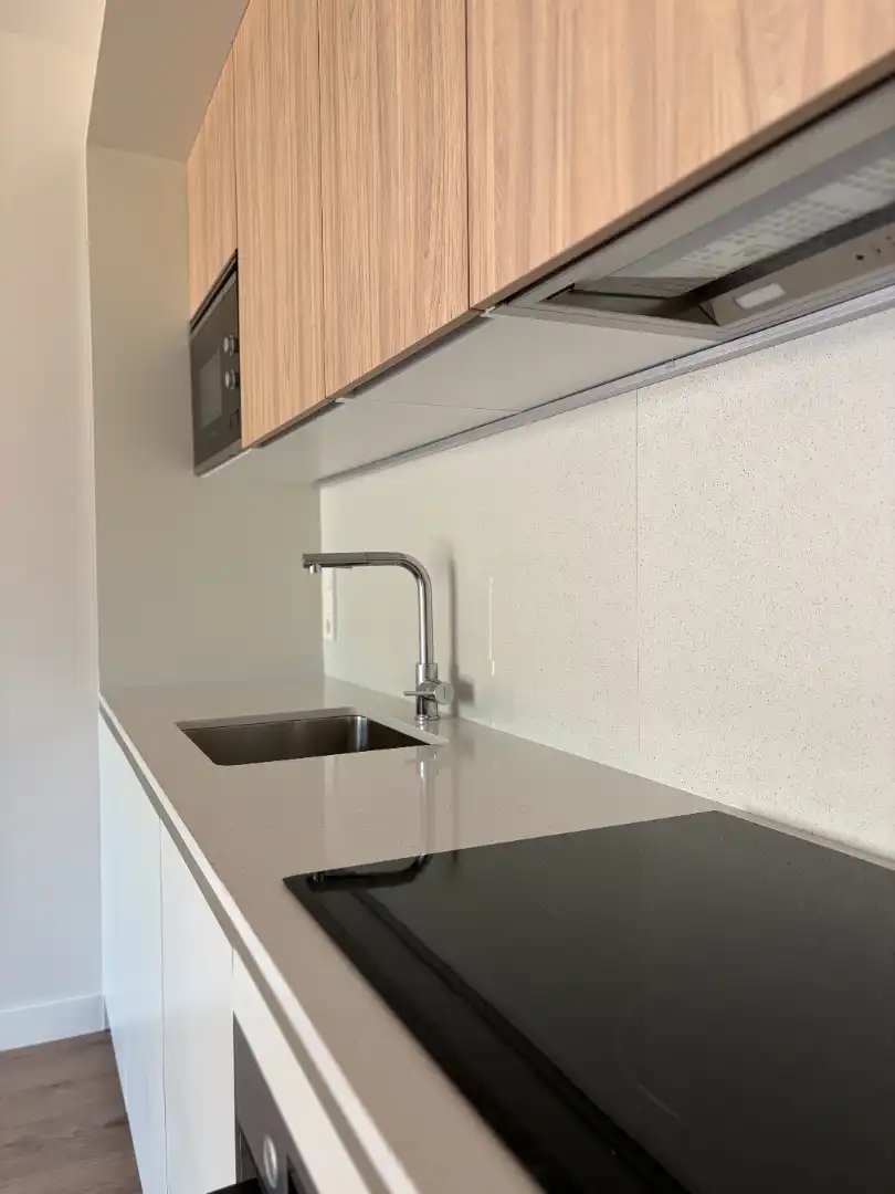 Kitchen of Flat for rent in Tiana  with Air Conditioner, Heating and Parquet flooring