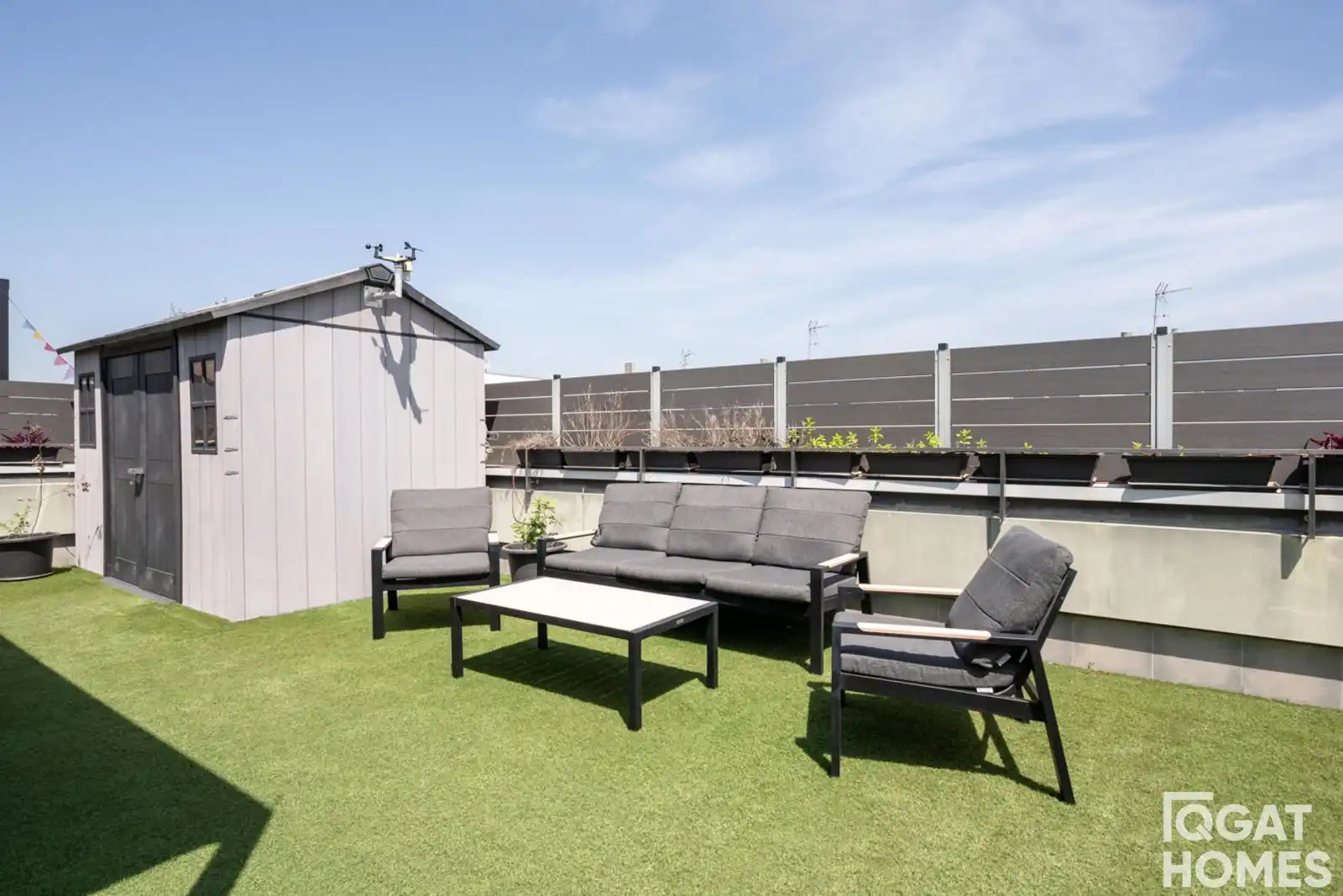 Terrace of Attic for sale in Sant Cugat del Vallès  with Air Conditioner, Heating and Storage room