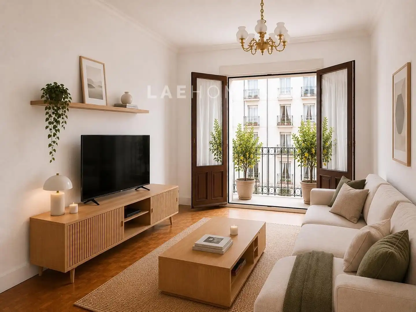 Living room of Flat for sale in Donostia - San Sebastián   with Heating and Balcony