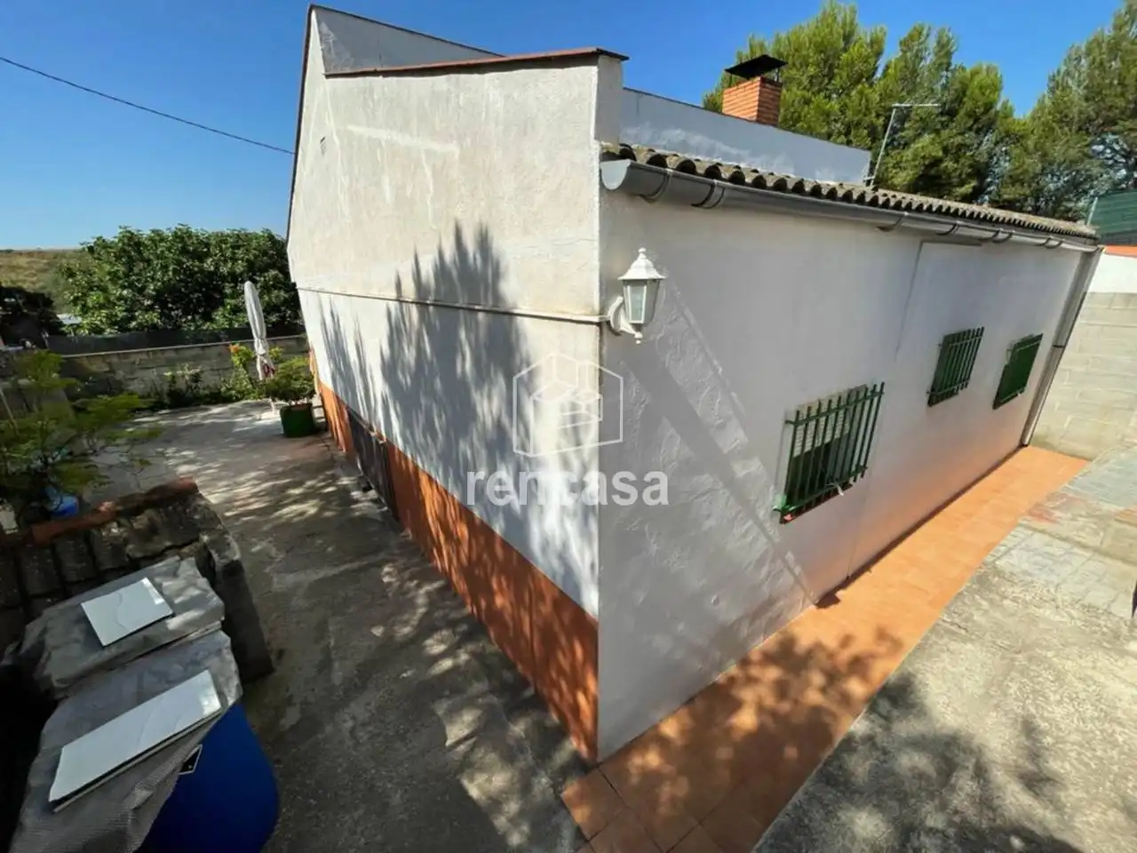 Vista exterior de Casa o chalet en venta en Torres de Segre con Jardín privado, Terraza y Piscina