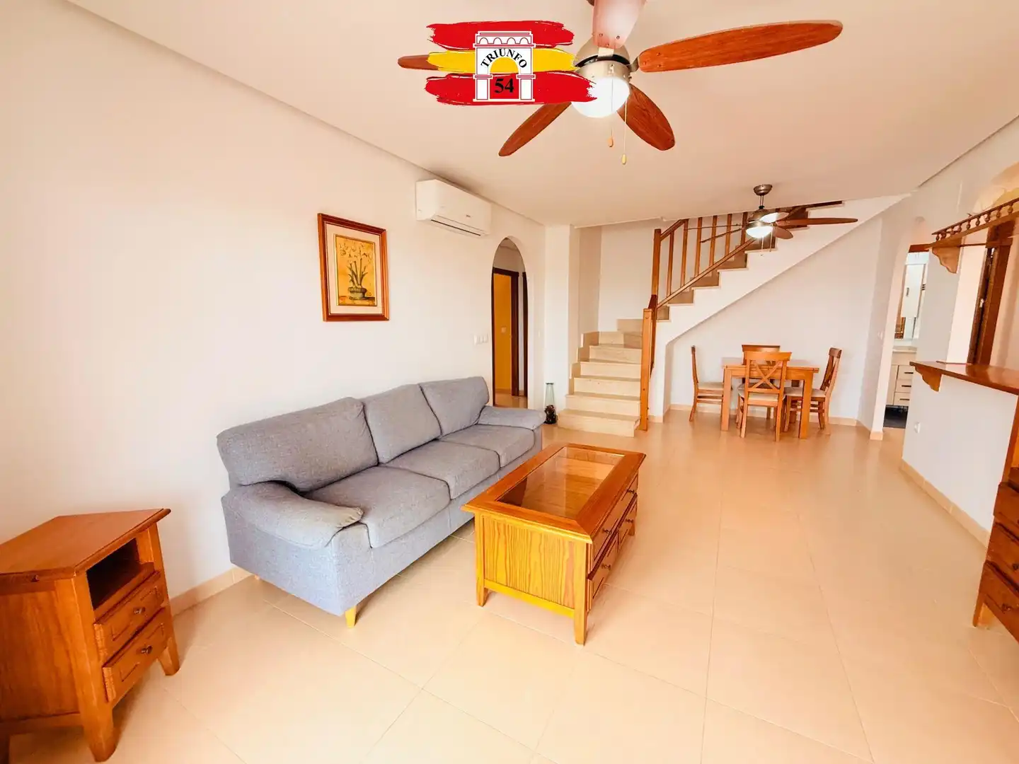 Sala de estar de Ático en venta en Pilar de la Horadada con Aire acondicionado, Jardín privado y Trastero
