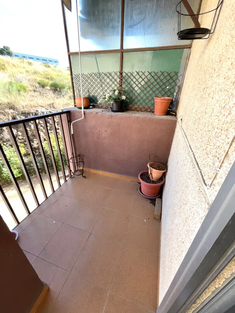 Terrasse von Wohnung zum Verkauf in Plasencia mit Klimaanlage, Parkett und Ofen