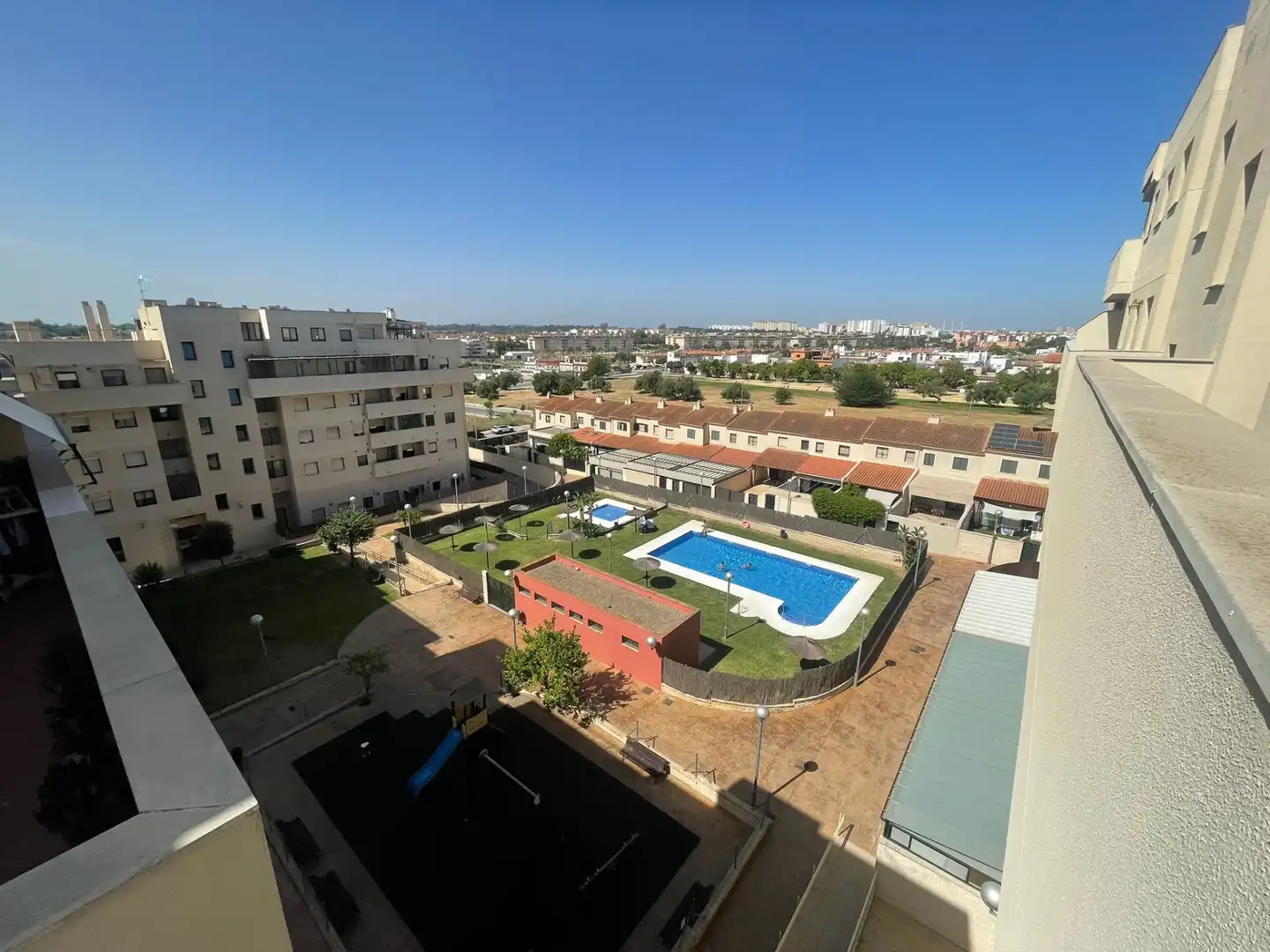 Exterior view of Flat for sale in Jerez de la Frontera  with Air Conditioner, Parquet flooring and Terrace