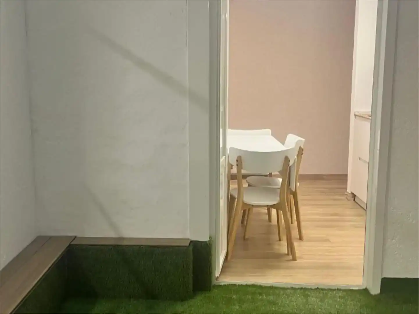 Dining room of Flat for share in San Rosendo