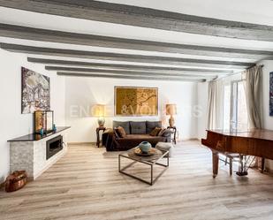 Living room of Apartment to rent in  Barcelona Capital  with Air Conditioner and Terrace