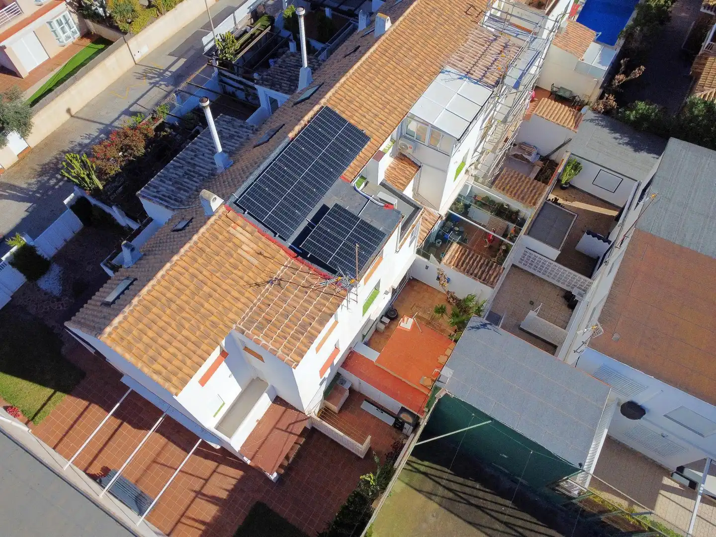 Exterior view of Duplexes for rent in Cartagena  with Air Conditioner, Heating and Terrace