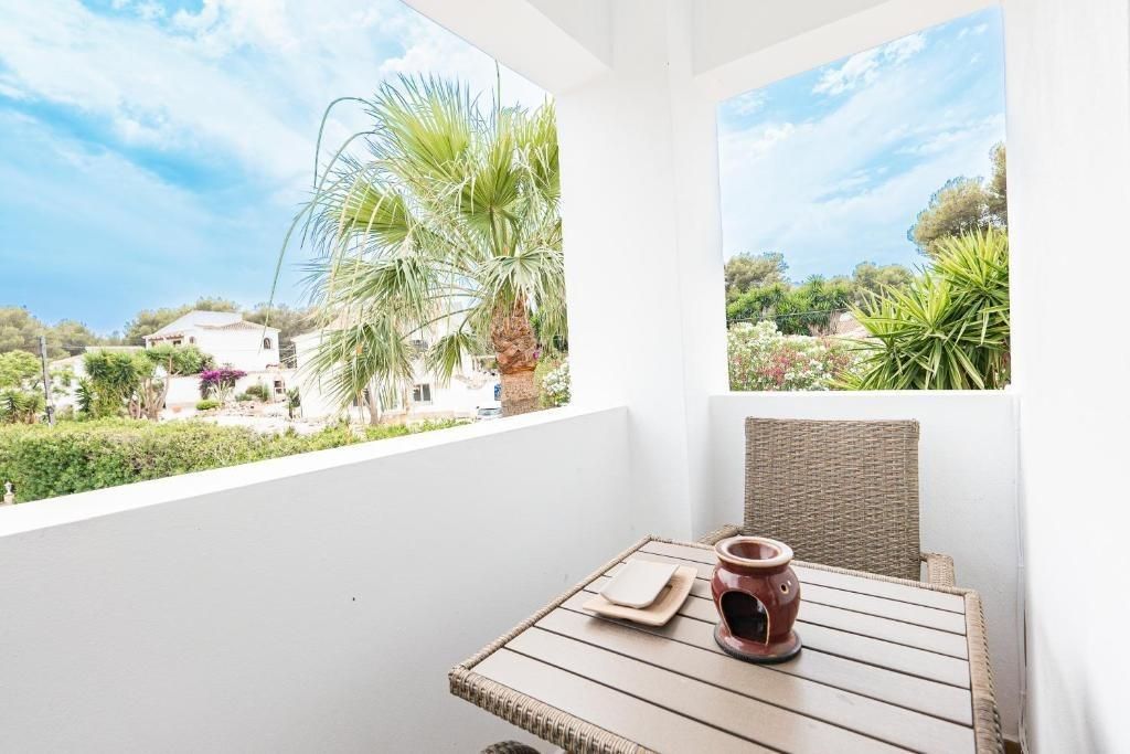 Terrasse von Wohnung miete in Jávea / Xàbia mit Privatgarten, Terrasse und Schwimmbad