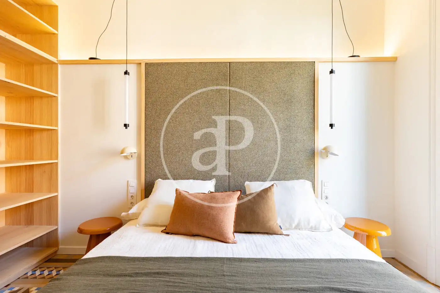 Schlafzimmer von Wohnung zum Verkauf in Barcelona mit Klimaanlage, Heizung und Möbliert