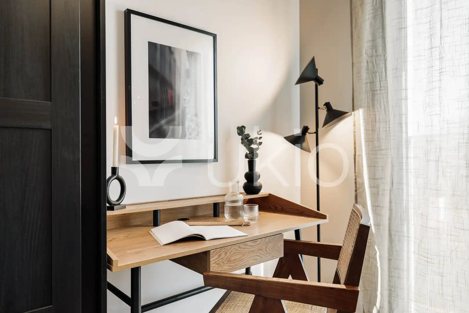 Habitación de Apartamento de alquiler en Barcelona con Aire acondicionado, Calefacción y Amueblado