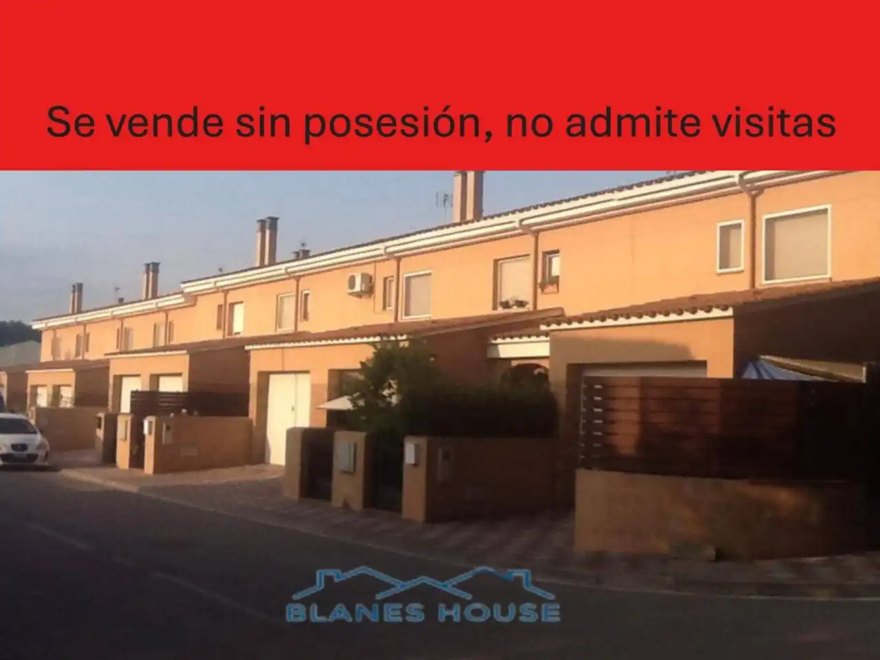 Vista exterior de Casa adosada en venta en Riudarenes