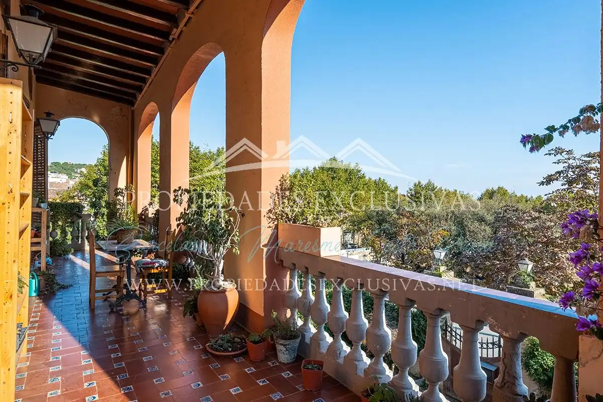 Terrasse von Country house zum Verkauf in Teià mit Heizung, Privatgarten und Terrasse