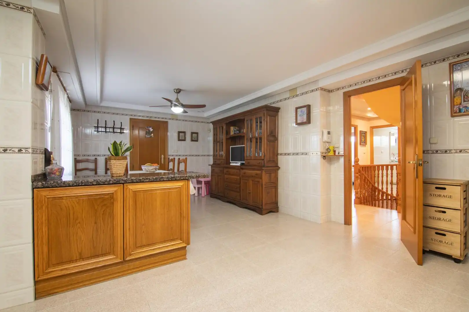 Cocina de Casa o chalet en venta en Elche / Elx con Jardín privado, Terraza y Piscina