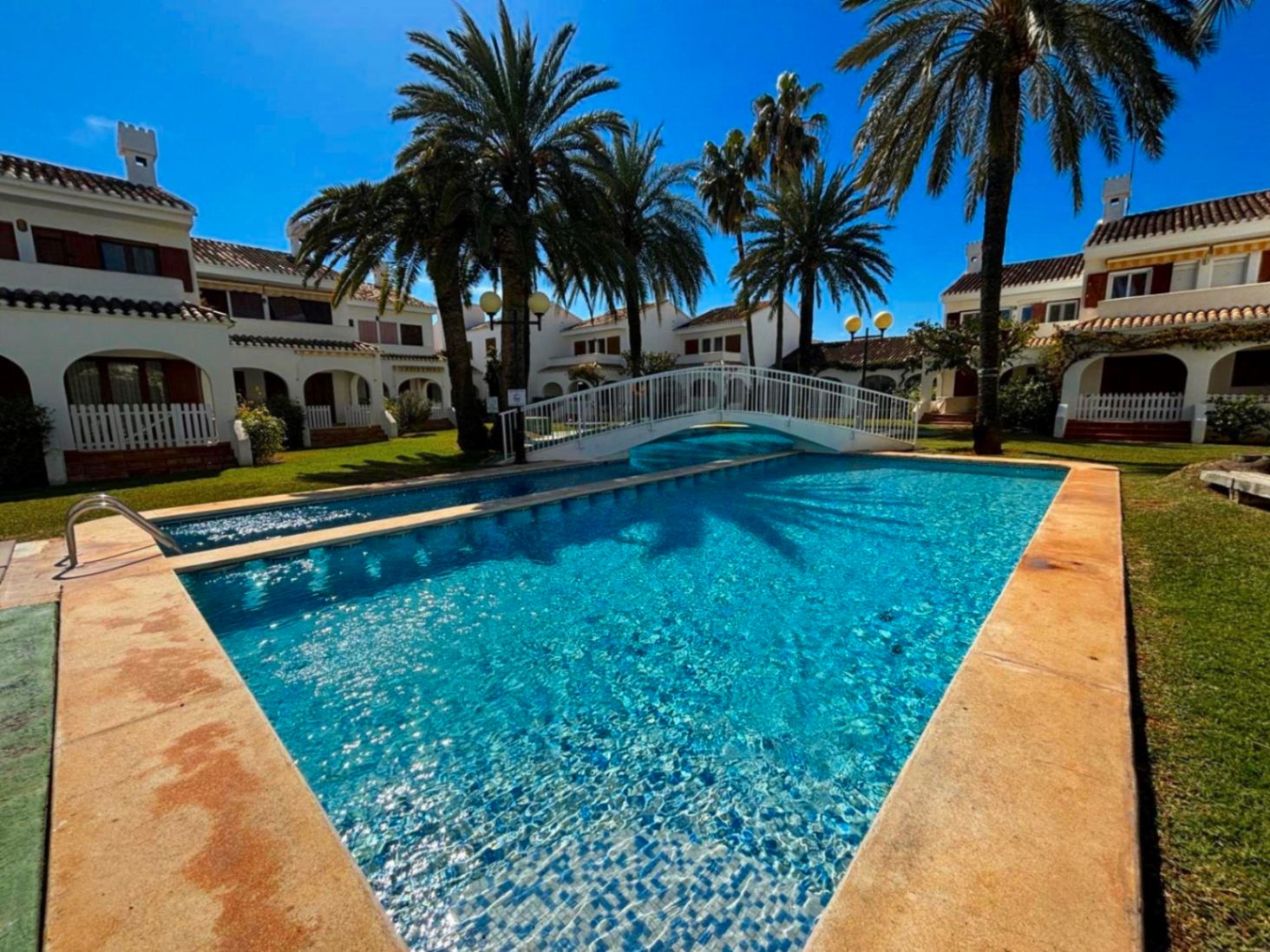 Swimming pool of Single-family semi-detached for sale in Dénia  with Terrace, Storage room and Swimming Pool