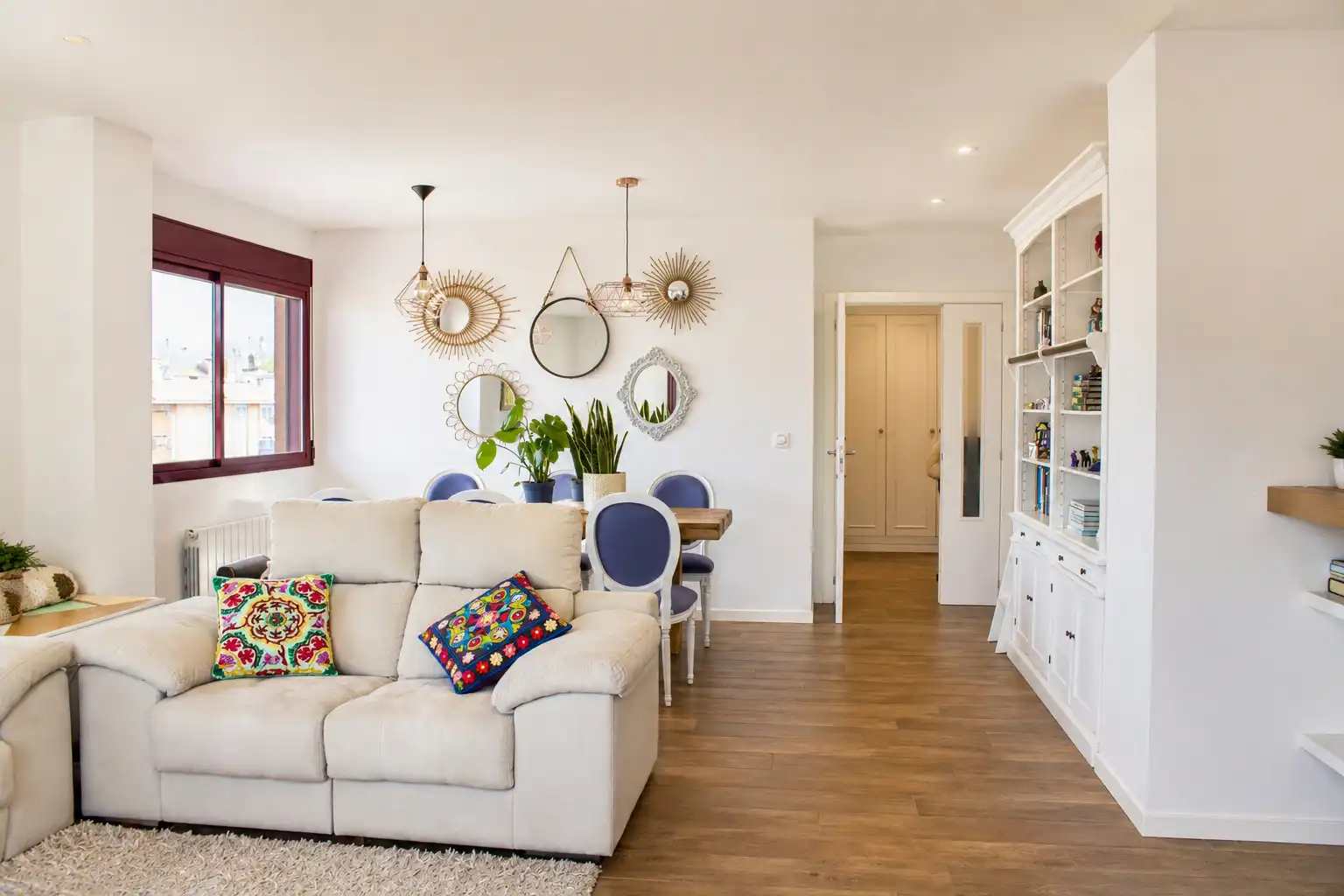 Living room of Attic for sale in Castellón de la Plana / Castelló de la Plana  with Heating, Parquet flooring and Terrace