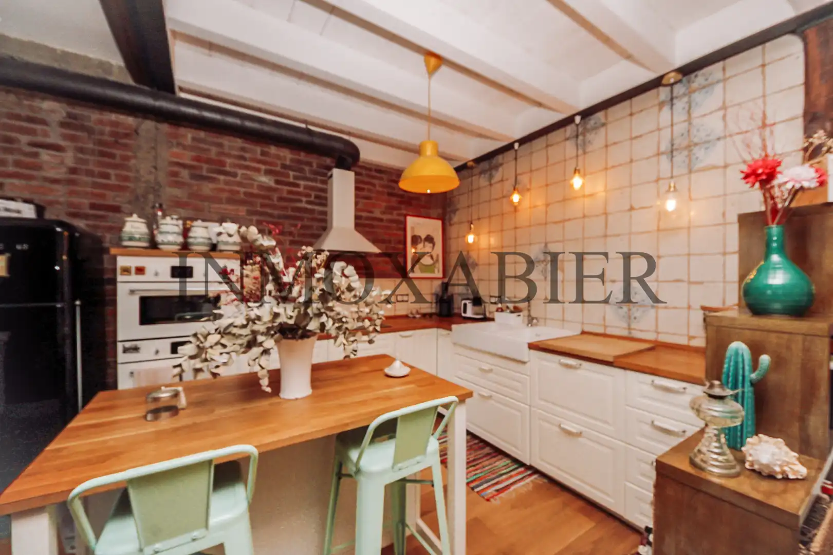 Cocina de Dúplex en venta en Bilbao  con Calefacción, Amueblado y Horno