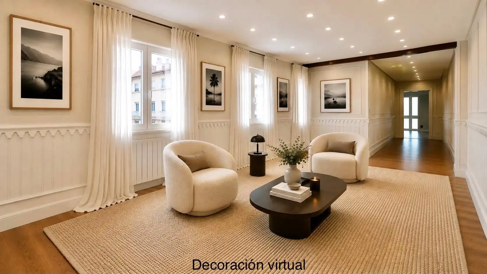 Living room of Flat for sale in Bilbao   with Heating and Alarm