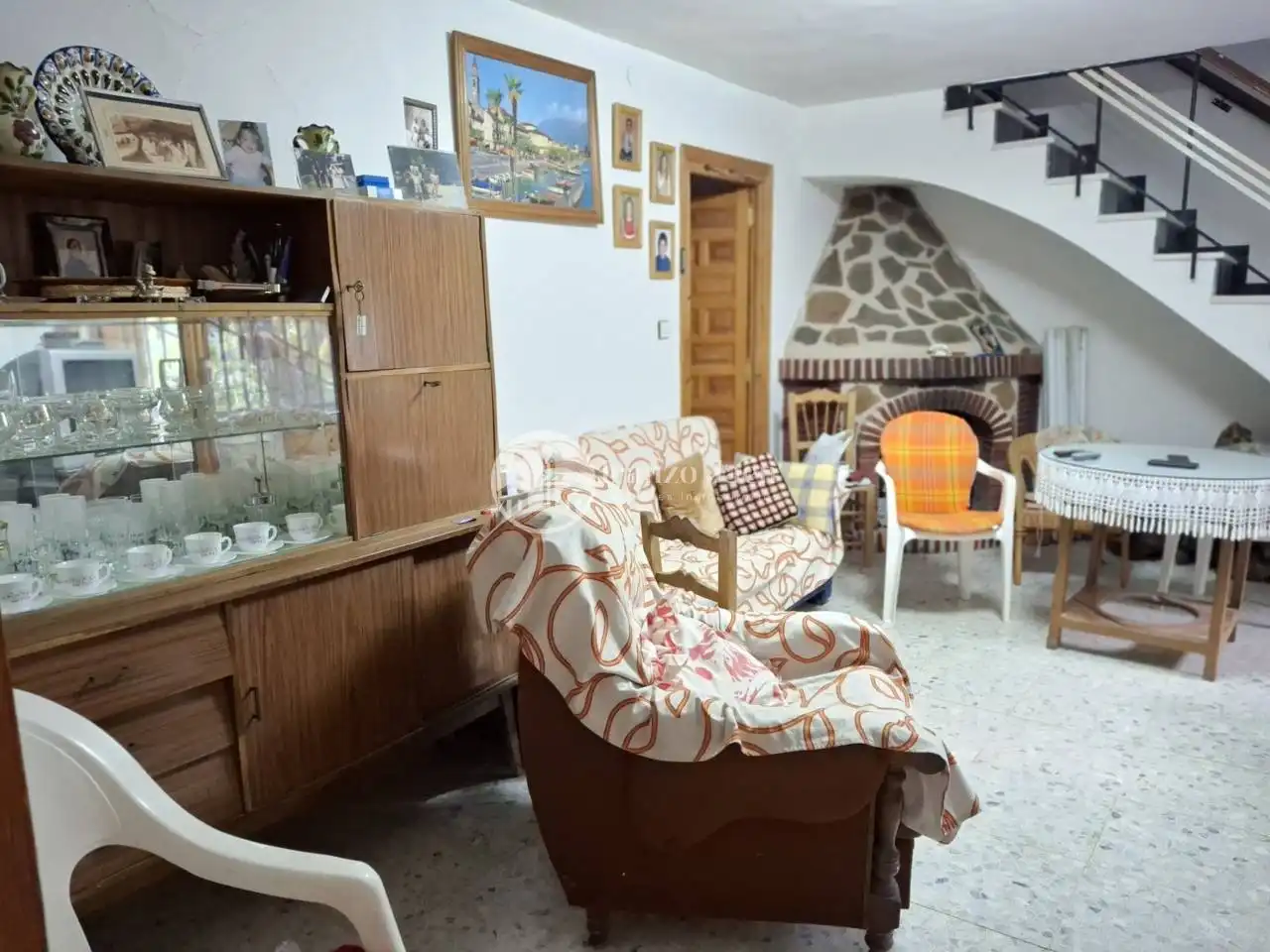 Sala de estar de Casa o chalet en venta en Los Villares con Jardín privado, Terraza y Piscina