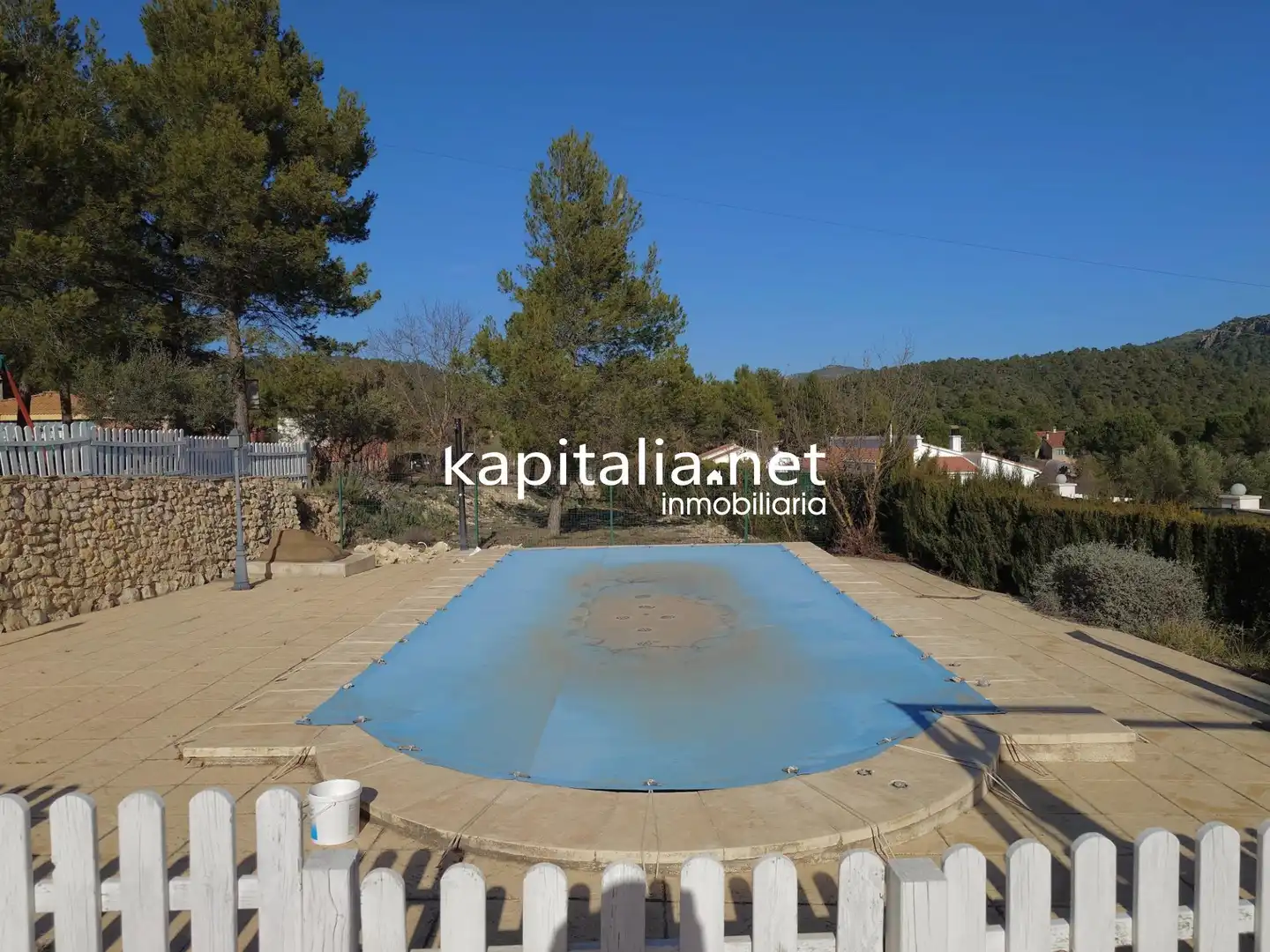 Swimming pool of Houses for sale in Bocairent  with Heating, Terrace and Storage room