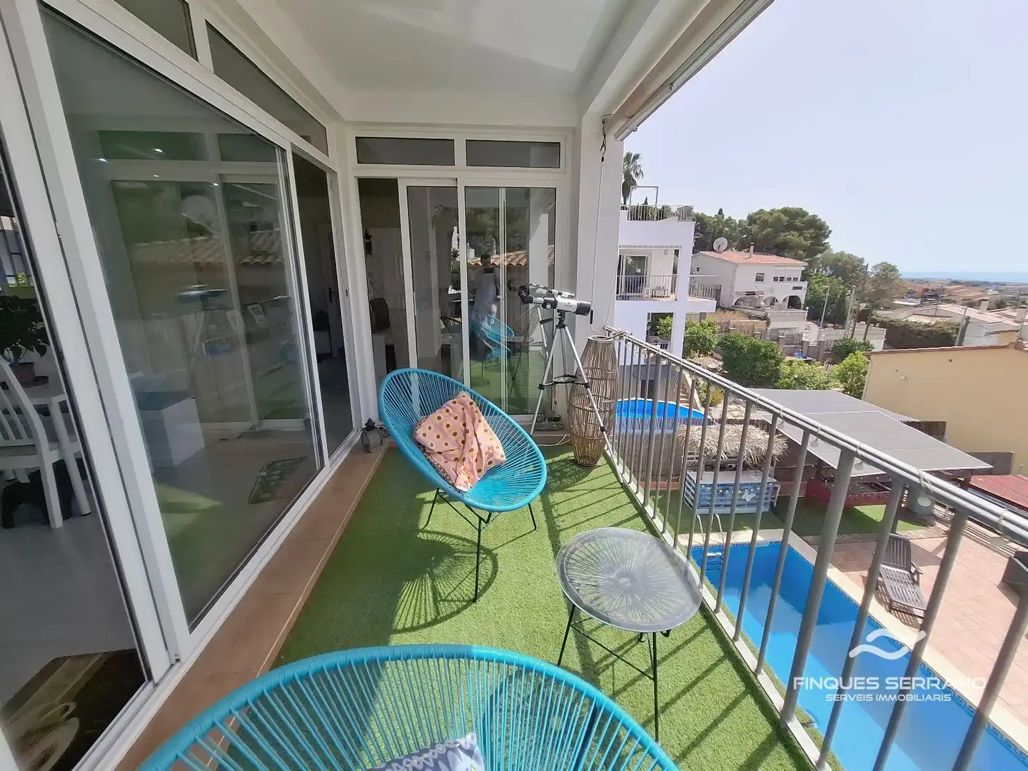 Terrassa de Casa adosada en venda en Calafell amb Aire condicionat, Calefacció i Piscina
