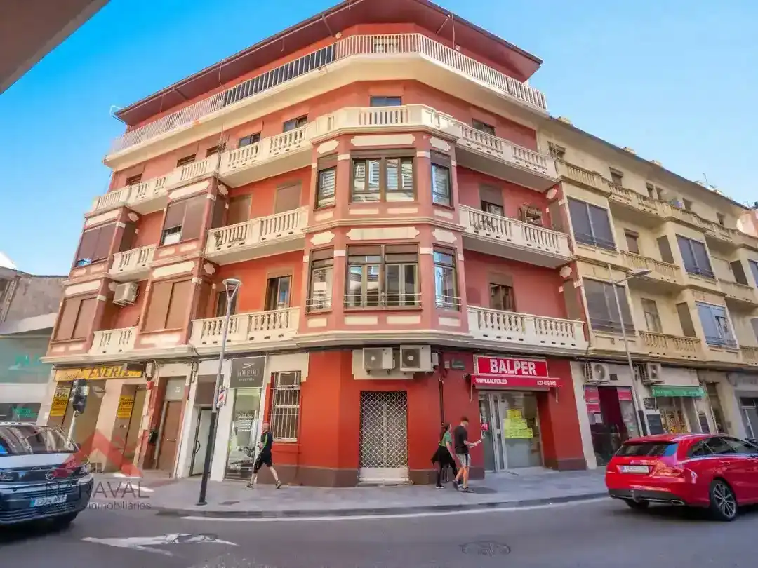 Vista exterior de Pis en venda en Tudela amb Calefacció, Parquet i Terrassa