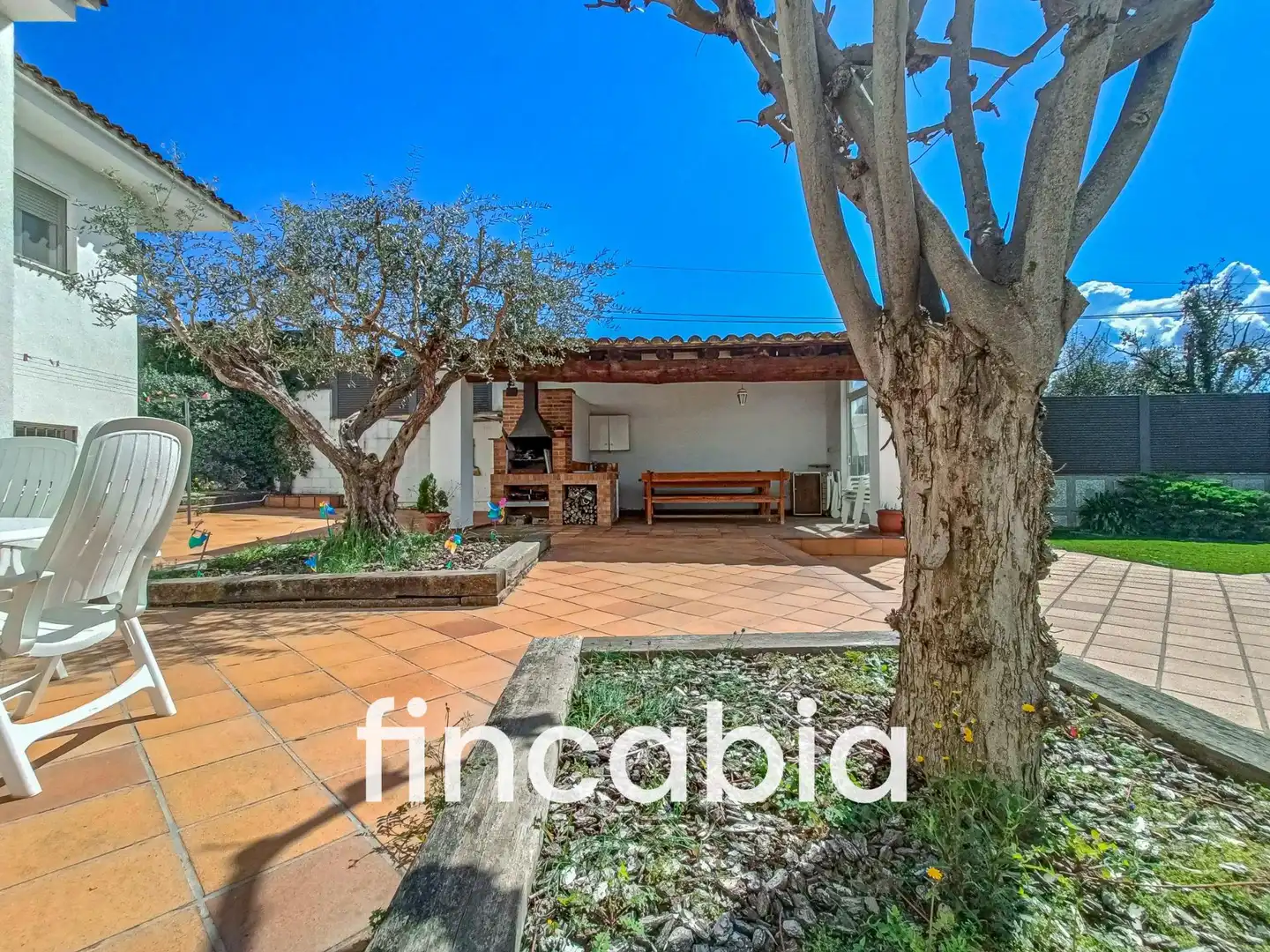 Jardí de Casa o xalet en venda en Santa Coloma de Farners amb Aire condicionat, Calefacció i Jardí privat