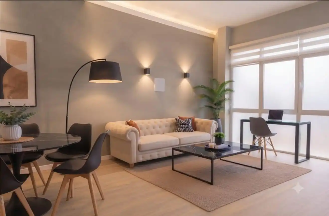 Sala d'estar de Apartament en venda en Madrid amb Aire condicionat i Calefacció