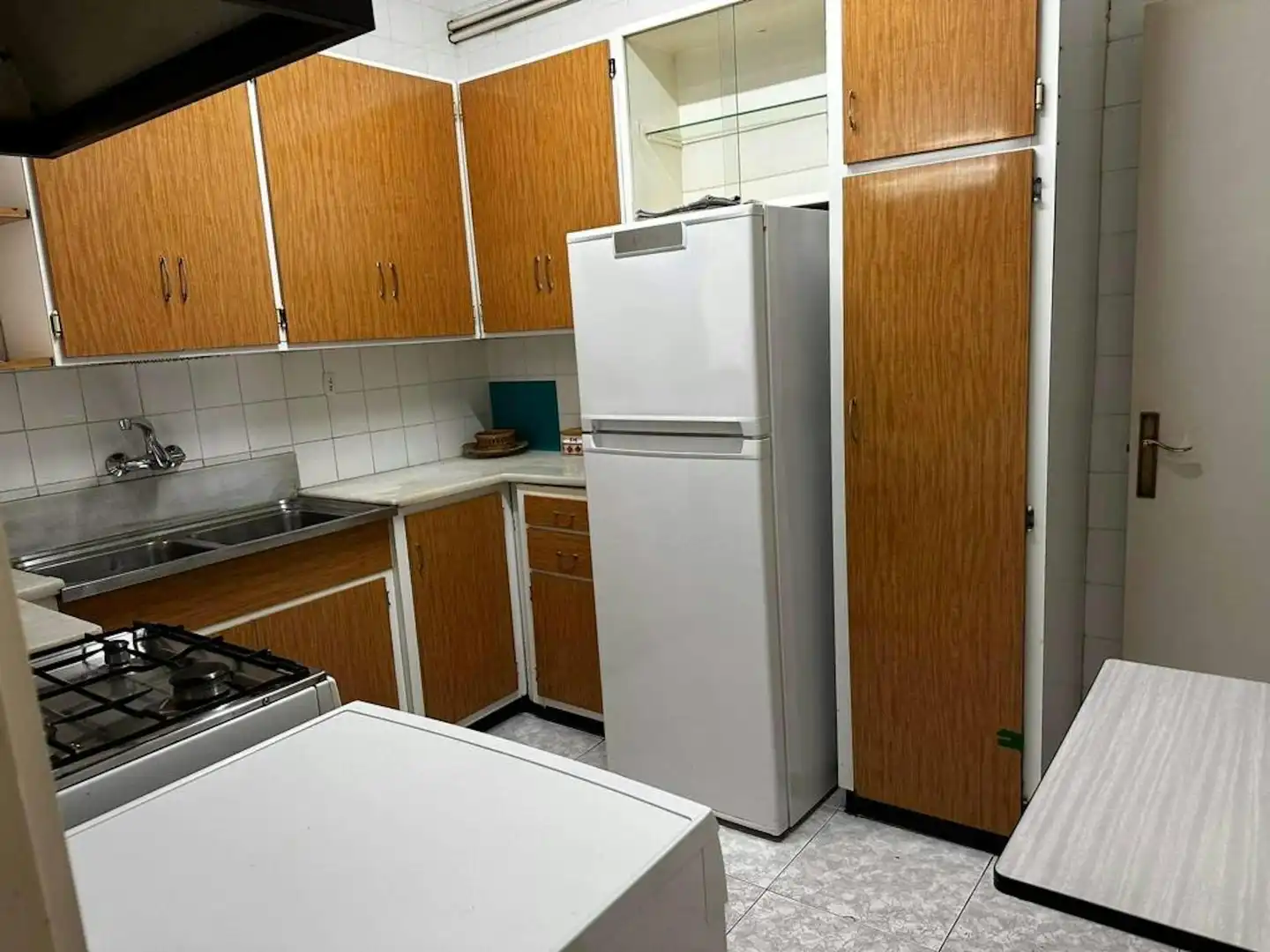 Küche von Wohnung zur untervermieten in Barcelona mit Heizung, Möbliert und Waschmaschine