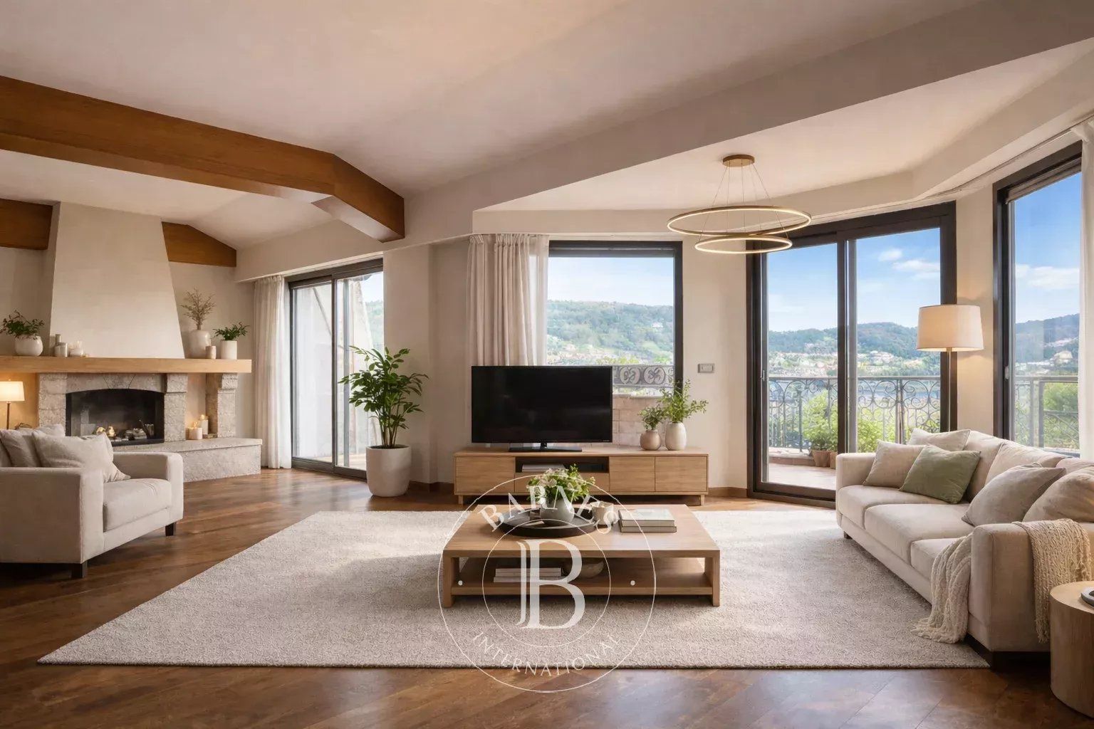 Sala d'estar de Pis en venda en Donostia - San Sebastián  amb Calefacció i Terrassa