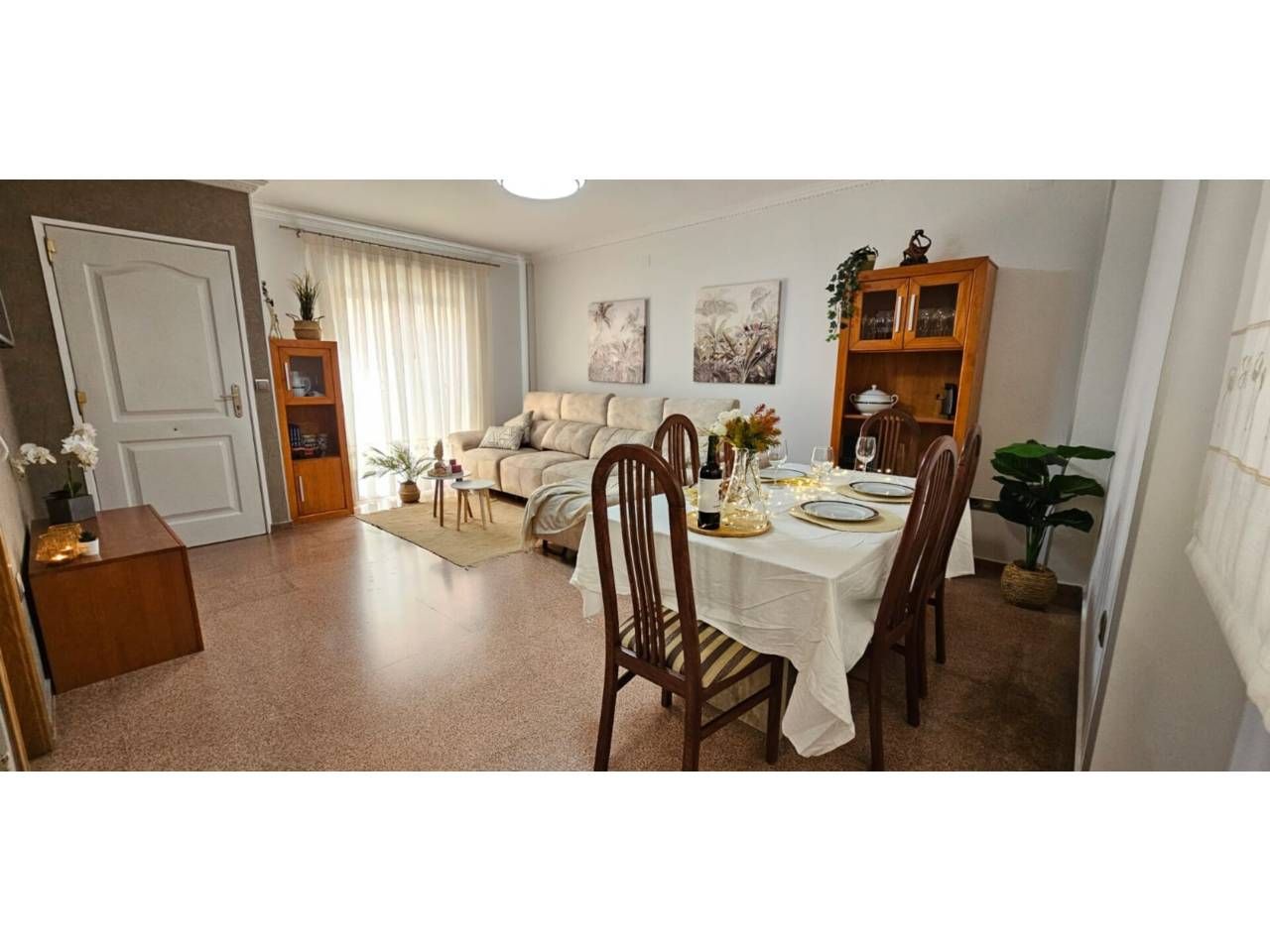 Dining room of Single-family semi-detached for sale in Jumilla  with Air Conditioner, Heating and Terrace