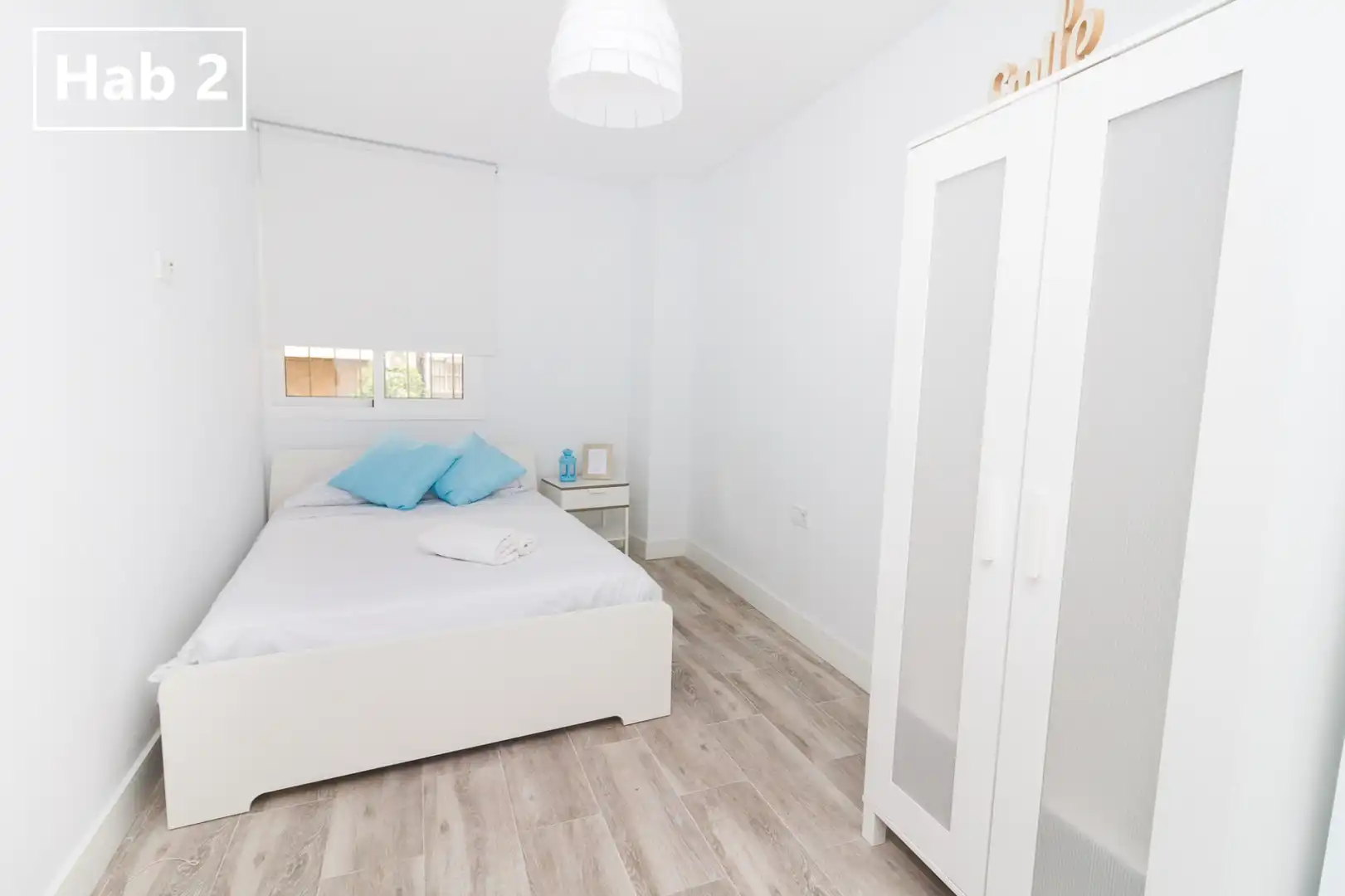 Bedroom of Flat for share in Málaga  with Air Conditioner, Heating and Furnished
