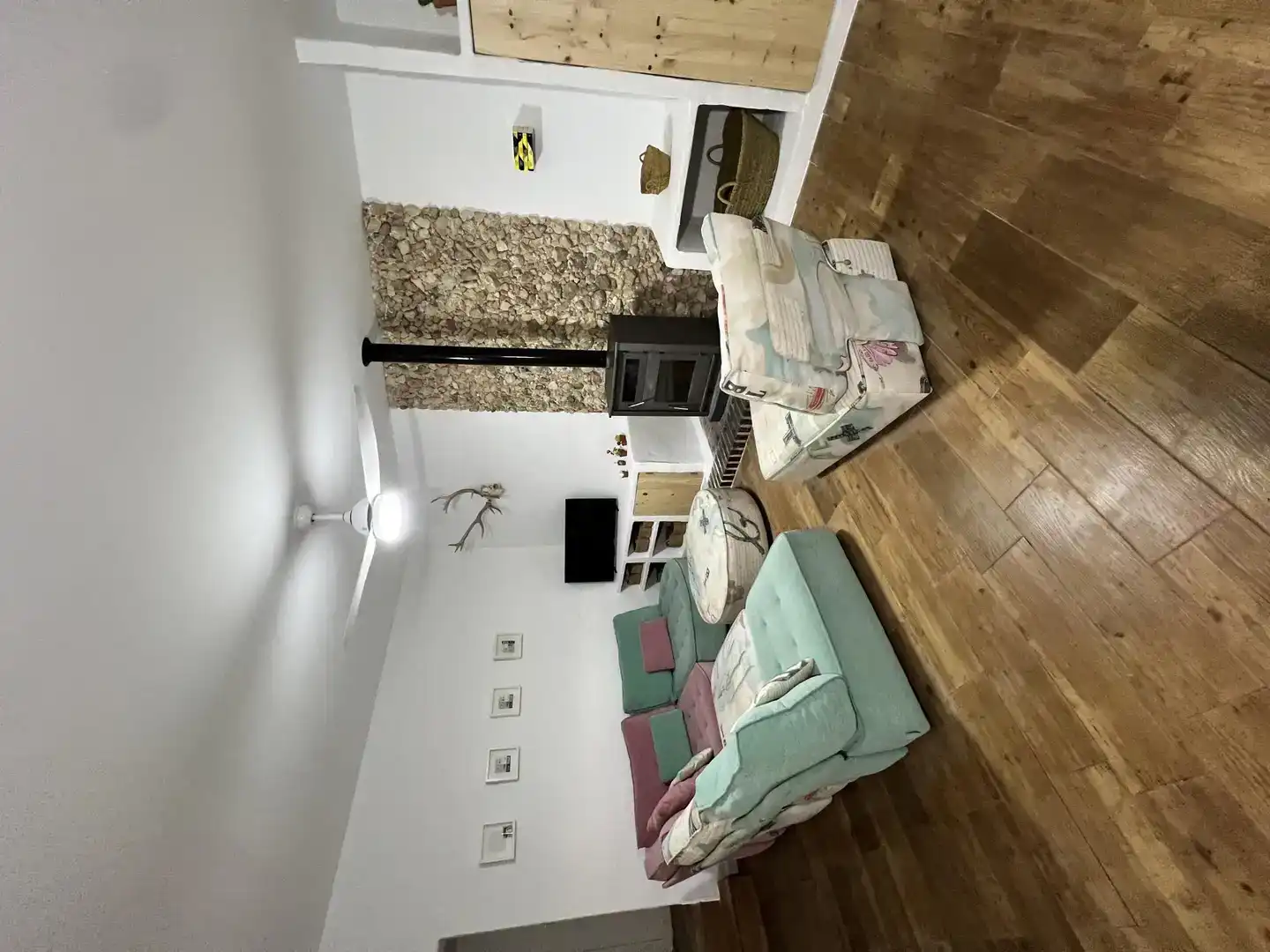 Sala de estar de Finca rústica en venta en Villena con Piscina y Balcón