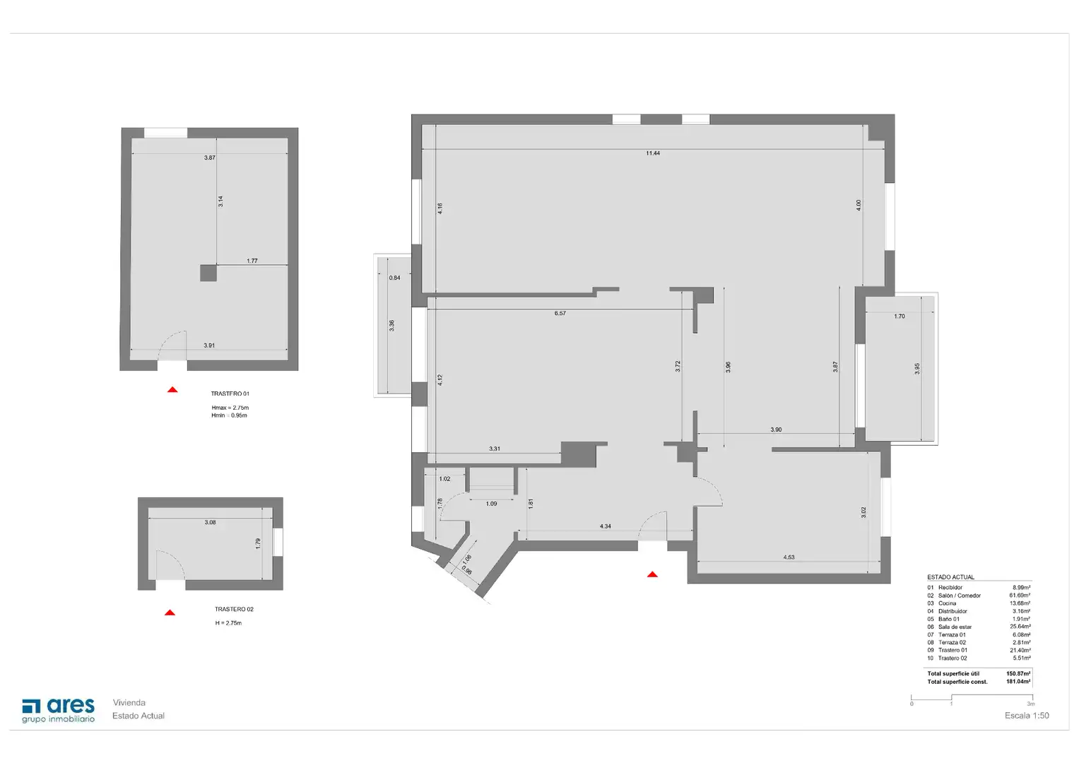 Wohnung zum Verkauf in Pozuelo de Alarcón mit Klimaanlage, Heizung und Terrasse
