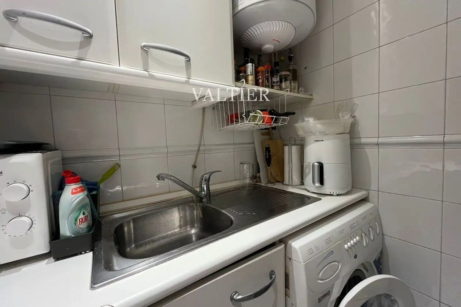 Kitchen of Attic for rent in Madrid  with Air Conditioner, Terrace and Furnished