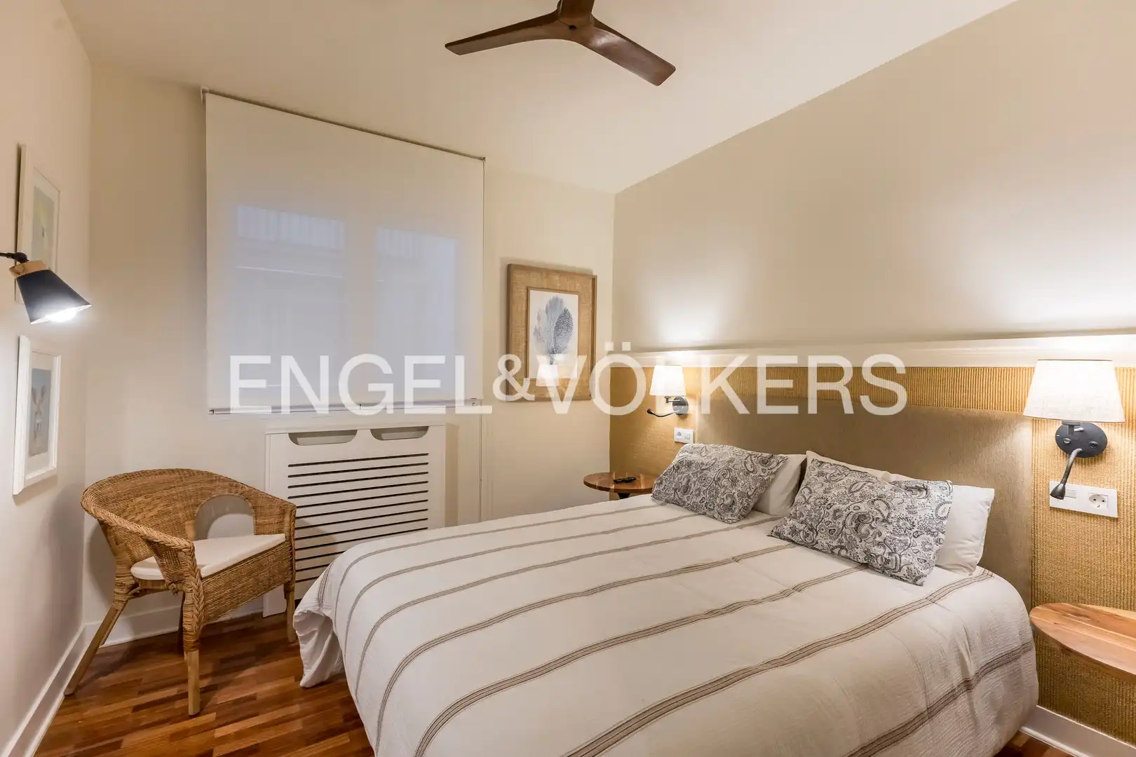 Bedroom of Flat for rent in Madrid  with Air Conditioner, Heating and Terrace