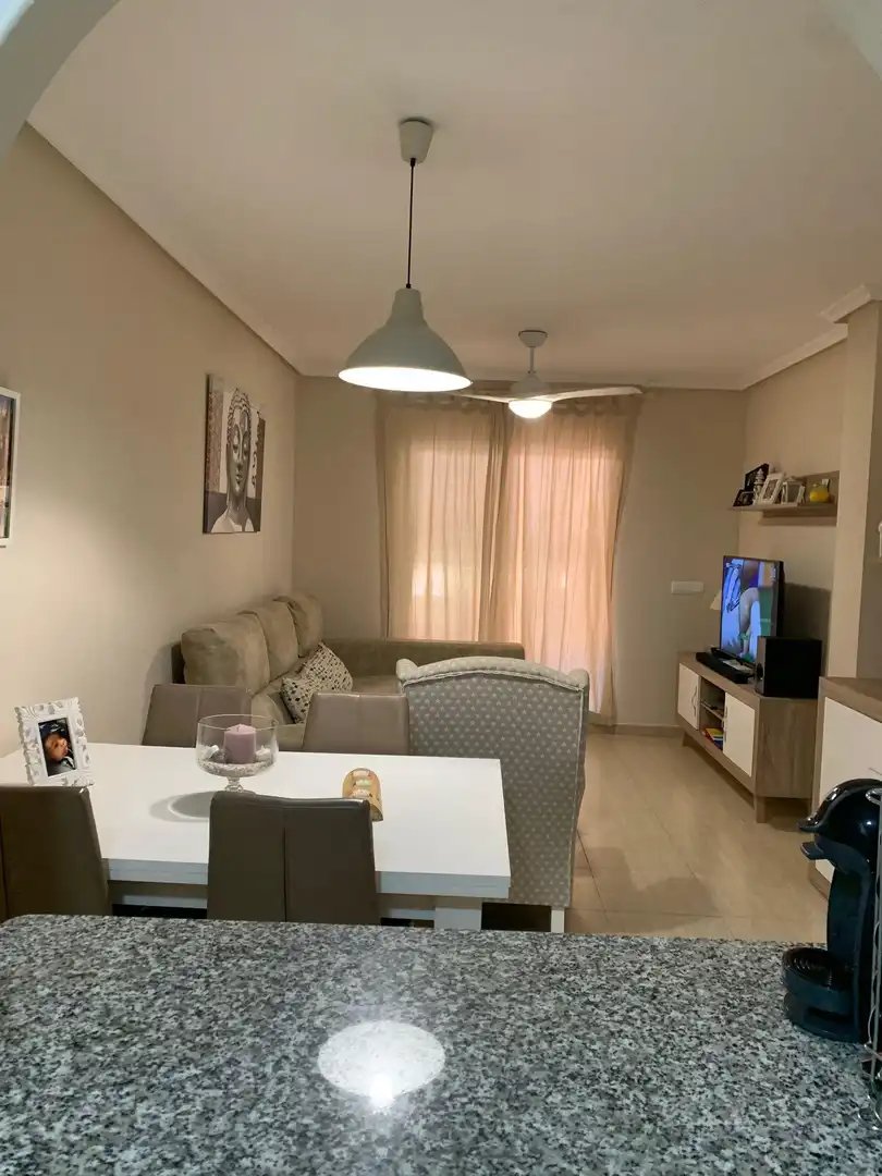 Sala d'estar de Apartament en venda en Cartagena amb Aire condicionat, Calefacció i Terrassa