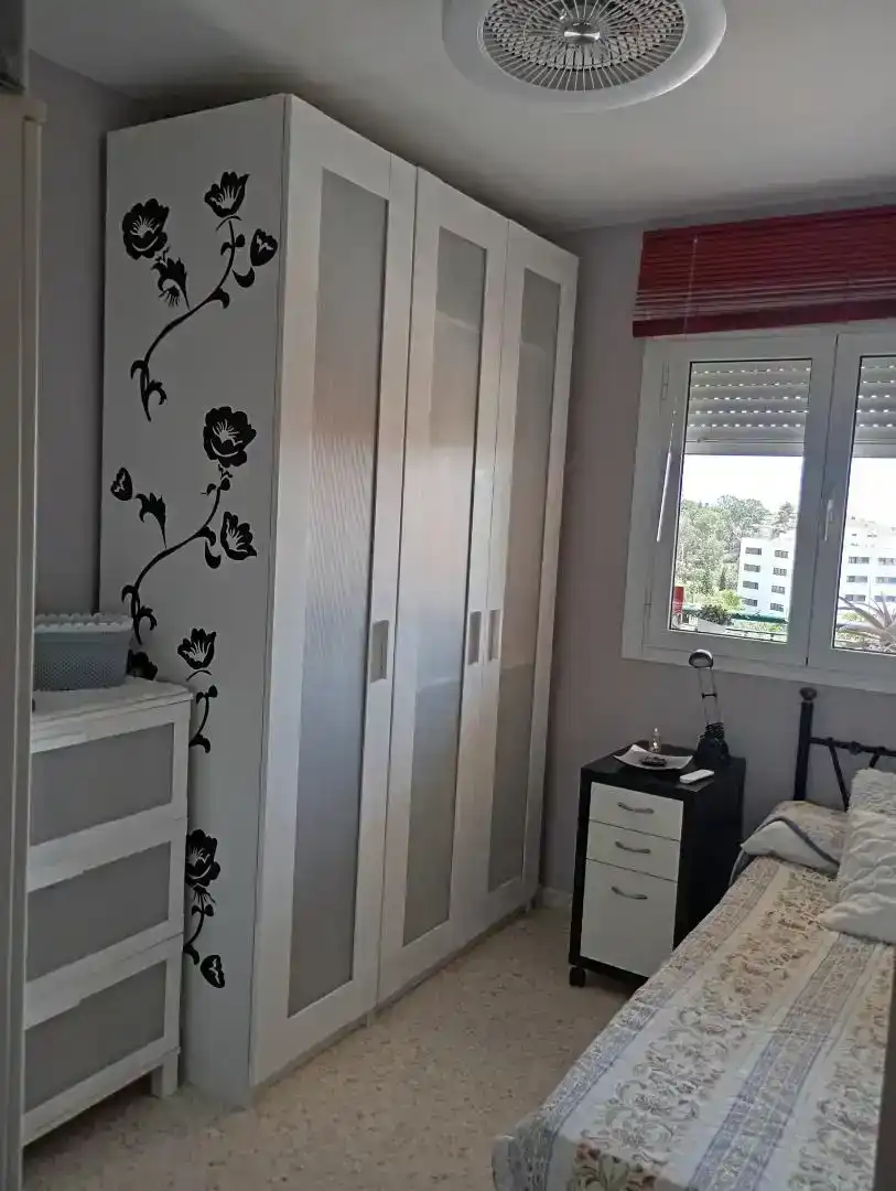 Schlafzimmer von Wohnung zur Miete in Málaga Capital mit Klimaanlage