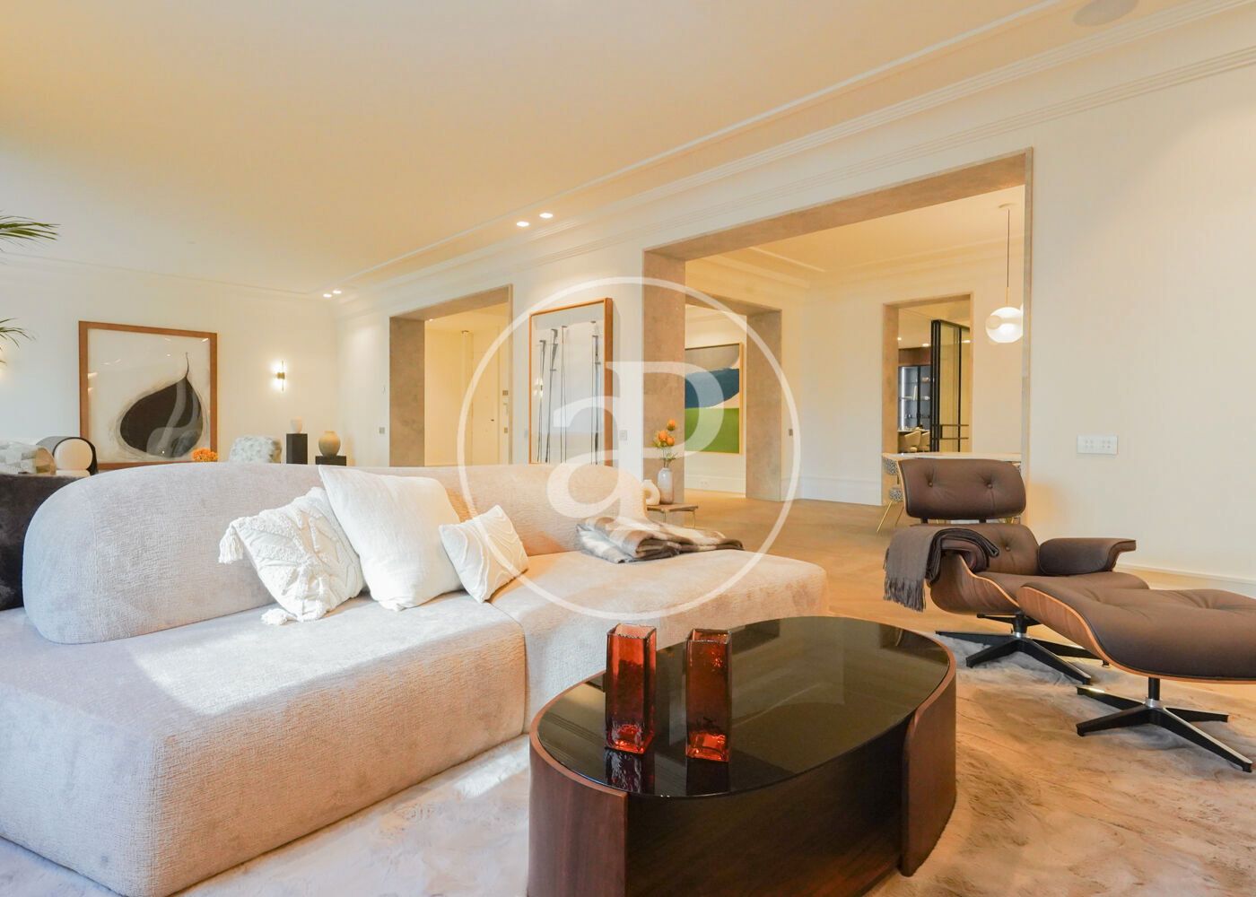 Sala d'estar de Pis en venda en  Madrid Capital amb Aire condicionat, Calefacció i Terrassa